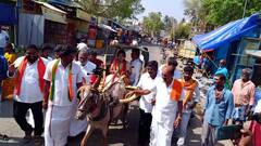 பழனியில் பக்தர்களுக்கு பஞ்சாமிர்தம் விற்று வாக்குசேகரித்த பாமக வேட்பாளர்