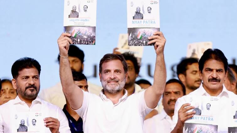 Lok Sabha Election 2024 Rahul Gandhi In Hyderabad Modi Govt Congress Manifesto BJP Electoral Bond Scheme 'Electoral Bonds Are World's Biggest Scam': Rahul Gandhi In Hyderabad Fires Salvo At Modi Govt