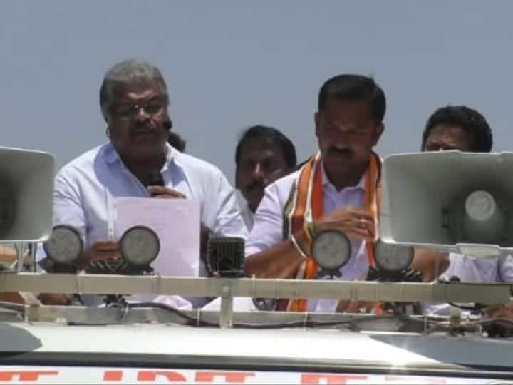 Lok Sabha Election 2024 GK Vasan speech in support of BJP candidate in Karur - TNN திமுகவின் ஊழலை வெளிக்கொண்டு வந்த அண்ணாமலையின் சொந்த தொகுதி இது - கரூரில் ஜி.கே.வாசன் பிரச்சாரம்