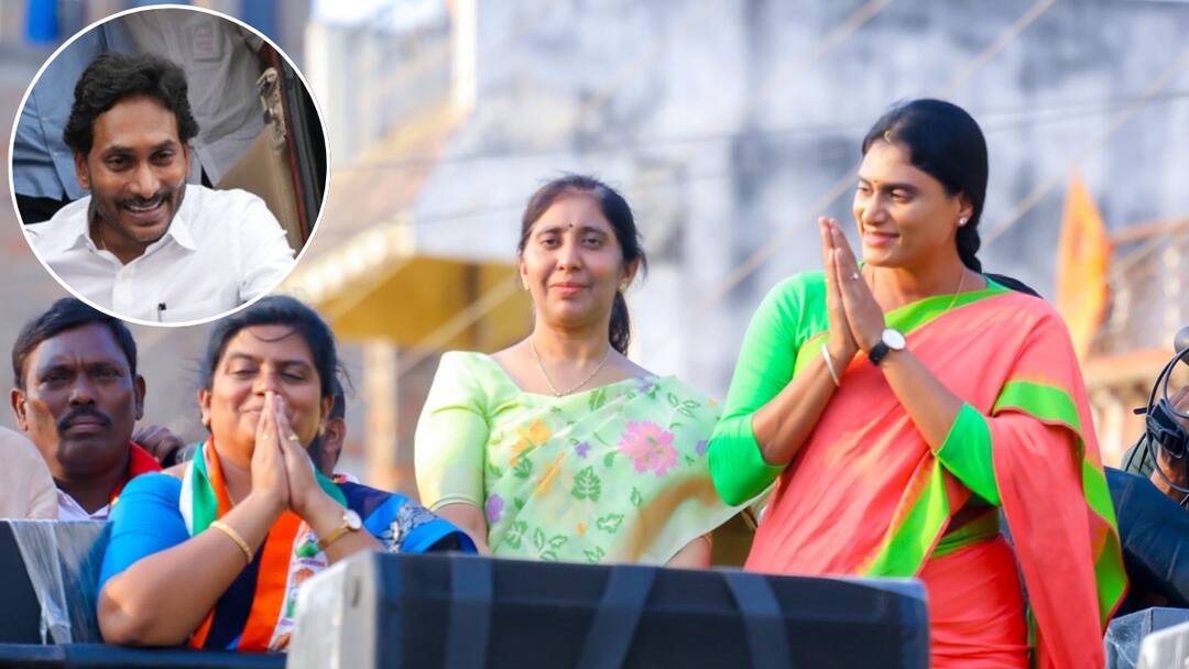 AP PCC Chief Sharmila hot comments on ysrcp Chief jagan mohan reddy Kadapa News: బీజేపీ బానిస జగన్‌- వైఎస్‌ వారసుడు ఎలా అవుతారు? బస్‌ యాత్రలో షర్మిల ఘాటు వ్యాాఖ్యలు