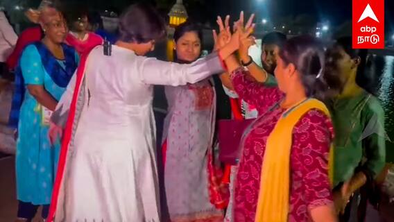 Gayathri Raguram | நடனமாடி வாக்கு கேட்ட காயத்ரி ரகுராம்! களைகட்டிய பிரச்சாரம்