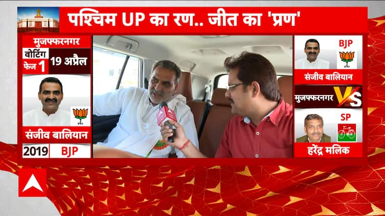 Elections 2024 : Sanjeev Baliyan explains the statistics of Muzaffarnagar constituency, take a look