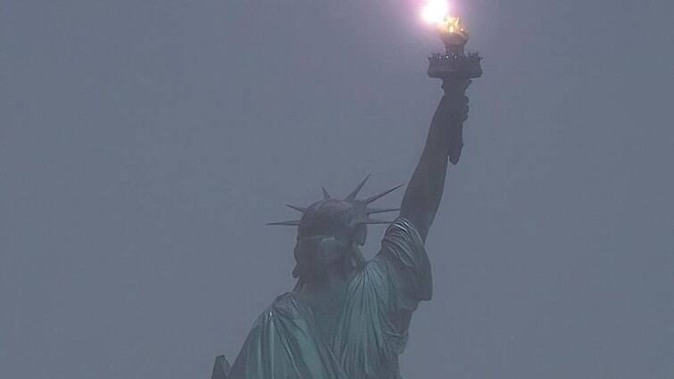Viral Video Statue of Liberty shakes during earthquake in New York న్యూయార్క్‌లో భూకంపం, ఒక్కసారిగా ఊగిపోయిన స్టాచ్యూ ఆఫ్ లిబర్టీ - వీడియో వైరల్