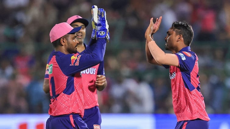 RR Players Wear All-Pink Jersey Against RCB IPL 2024 Pink Promise Rajasthan Royals Why Will RR Players Wear All-Pink Jersey Against RCB?