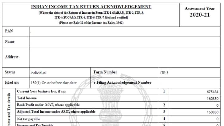 आईटीआर फाइल होने के बाद आपको ITR V की एक्नॉलेजमेंट रिसिप्ट रजिस्टर्ड मेल आईडी पर मिल जाएगी. वेरिफिकेशन के बाद डिपार्मेंट उसकी प्रोसेस शुरू कर देगा और आपकी ईमेल आईडी और फोन नंबर पर आपको इसकी अपडेट मिल जाएगी.