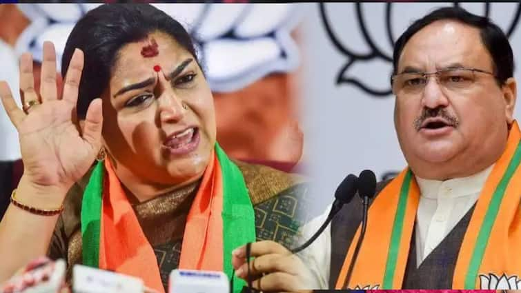 Lok Sabha Election 2024 Khushbu Sundar Not Participate Election Campaign Wrote Letter BJP President J.P. Nadda Khushbu : மன்னிச்சுடுங்க.. குஷ்புவுக்கு என்ன ஆச்சு? நட்டாவுக்கு பறந்த குஷ்புவின் கடிதம்!