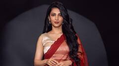 Shruti Haasan Mesmerises With Her Alluring Look In A Red Saree; SEE PICS