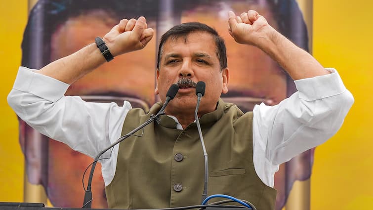 Lok Sabha Elections AAP Leader Sanjay Singh First Visit To Punjab After Getting Released From Jail Meets Bhagwant Mann