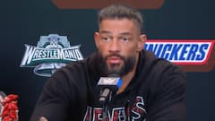 Roman Reigns Kicks Out Reporter During WWE Wrestlemania 40 Night 1 Press Conference - WATCH