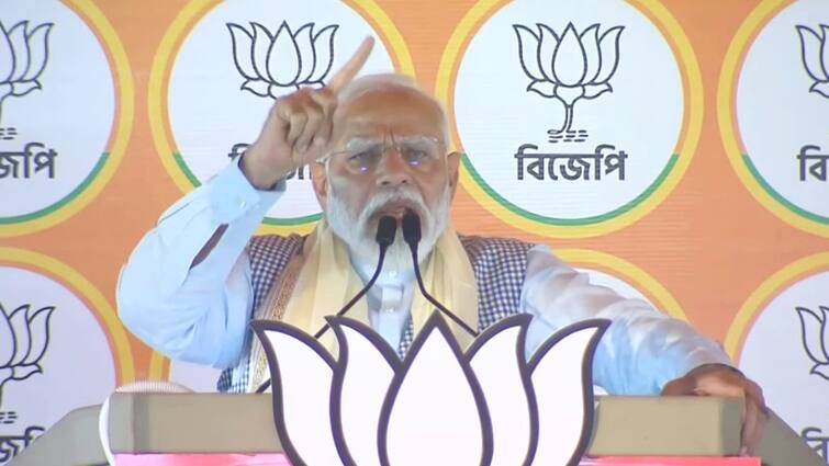 Lok Sabha Election 2024 PM Narendra Modi In West Bengal TMC BJP NIA ED Attacks Bhupatinagar Sandeshkhali Jalpaiguri Speech TMC Attacks Central Agencies When They Come To Investigate Corruption Cases: PM Modi In Bengal