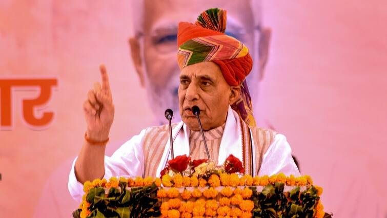 Rajnath Singh in jaipur says on indian security slams congress on defense deals lok sabha election 2024 ANN Lok Sabha Election 2024: 'कांग्रेस सरकार में होते थे रक्षा सौदों में घोटाले, हम पर नहीं लगा एक भी आरोप', बोले राजनाथ सिंह