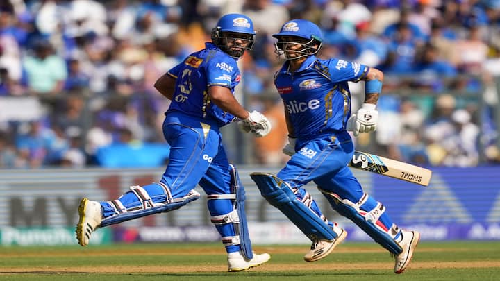 Mumbai Indians (MI) beat Delhi Capitals (DC) by 29 runs to taste their first win of IPL 2024 at the Wankhede Stadium in Mumbai. This was their first win in the season in four matches. The win was set up by their batters. MI openers Rohit Sharma (49 off 27) and Ishan Kishan (42 off 23) put on 80 runs for the first wicket in 7 overs. (Image Source: PTI)