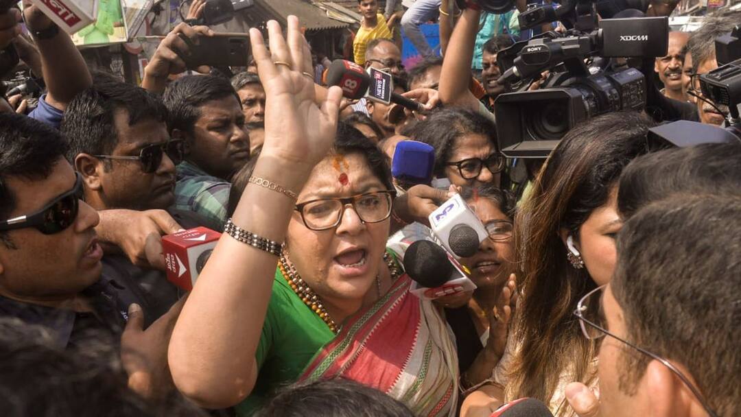 'People Of Bengal Can Remove Anyone': BJP Hits Out At Mamata After MP Alleges Attack By TMC 'Goons' BJP MP Locket Chatterjee Alleges Attack by TMC Bansberia West Bengal Lok Sabha Elections 2024 'People Of Bengal Can Remove Anyone': BJP Hits Out At Mamata After MP Alleges Attack By TMC 'Goons'