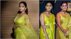 Reba Monica John Nayanthara: సేమ్ కలర్ శారీ కడితే నయనతారలా ఉందేంటి - రెబా మోనికా జాన్ న్యూ పిక్స్ చూశారా?