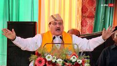 'कांग्रेस के मेन‍िफेस्‍टो ने द‍िलाई ज‍िन्‍ना की मुस्‍ल‍िम लीग की याद', कांग्रेस पर बरसे नड्डा