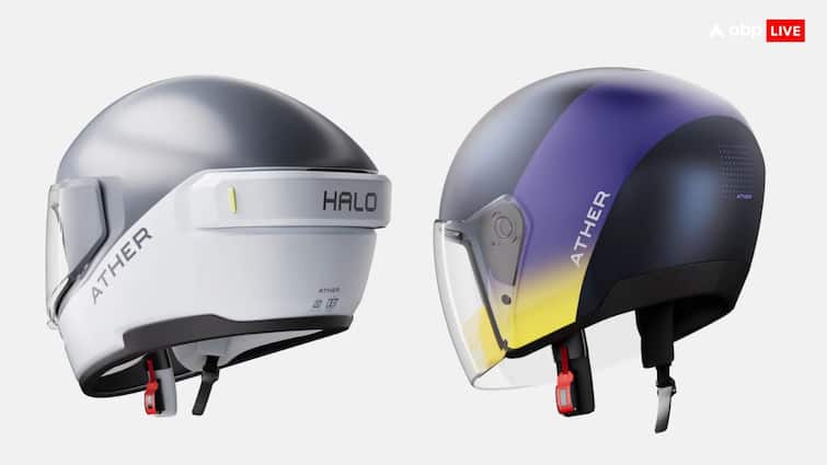 Ather Energy Halo bit Helmet with speaker and mic feature to listen music and manage phone calls टू-व्हीलर नहीं है पास, फिर भी खरीद लेंगे Ather के ये Halo Helmets, कई एडवांस्ड फीचर्स से लैस