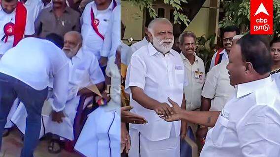 Dindigul Srinivasan : ’'I.P ஐயா காலில் விழு’’மகனுக்கு ஆணையிட்ட திண்டுக்கல் சீனிவாசன்