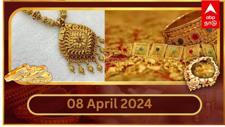 Latest Gold Silver Rate: வாரத்தின் முதல் நாளே அதிர்ச்சி.. ஒரு சவரன் தங்கம் ரூ.53,000 கடந்து விற்பனை.. Latest Gold Silver Rate Today april 8 2024 know gold price your city Latest Gold Silver Rate: வாரத்தின் முதல் நாளே அதிர்ச்சி.. ஒரு சவரன் தங்கம் ரூ.53,000 கடந்து விற்பனை..
