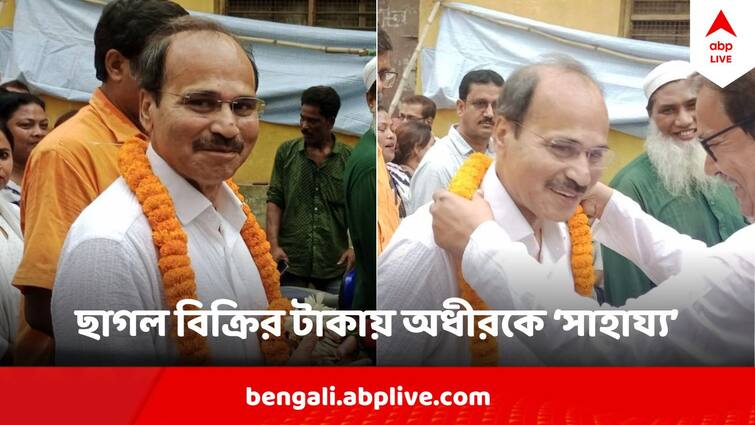 Berhampore 11 Women Gelp Adhir Ranjan Chowdhury with savings from household for expenditure for Loksabha Election 2024 Adhir Ranjan Chowdhury : ভোটে অনেক খরচ, অধীরকে ছাগল বিক্রির টাকায় 'সাহায্য' ১১ জন মা-বোনের