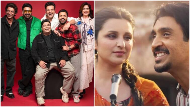 Chamkila Diljit Parineeti The Great Indian Kapil Show on Saturday The Great Indian Kapil Show: कपिल शर्मा के शो में दिखेगी 'चमकीला' की स्टारकास्ट, नया प्रोमो देखें