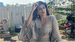 Shraddha Das Photos: బుల్లెట్ ఎక్కిన బ్యూటీ - ఎంత శ్రద్ధగా కూర్చుందో కదూ!