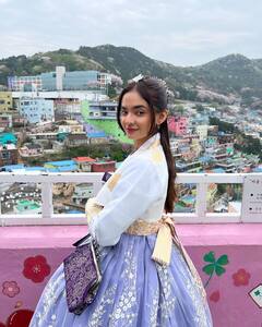 Inside Anushka Sen's Korea Trip: The Actor Wears Hanbok In Busan - See Pics