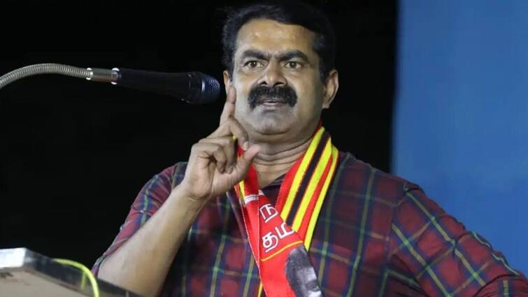 Lok sabha election 2024 ntk chief seeman scolded cadre who interrupts speech for selfie Seeman NTK: செல்ஃபி கேட்டு ஷாக் கொடுத்த தம்பி - கடுப்பாகி ”முட்டாப்பய” என திட்டிய அண்ணன் சீமான்
