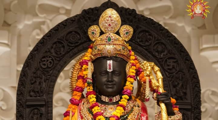 Ayodhya Ram Mandir Ramlala Surya Tilak will be on Ram Navami clock time at 12 pm Around Minutes ANN Ram Mandir News: रामनवमी पर रामलला का 4 मिनट तक होगा सूर्य तिलक, 75 मिलीमीटर का होगा गोलाकार सूर्याभिषेक