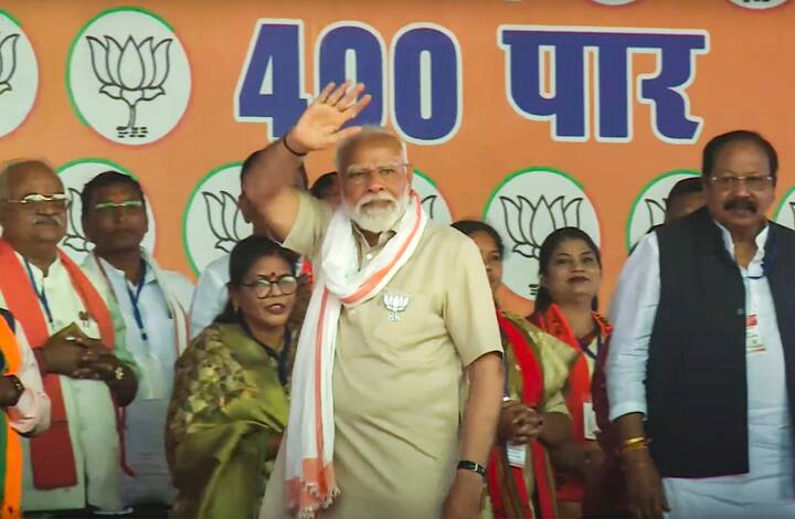 During the Bastar rally, Modi condemned the prevalence of corruption during the Congress region, stating that corruption had become synonymous with the nation's identity at that time. (Image Source: PTI)