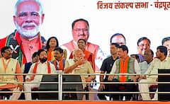 PM Modi Amps Up Attack On Congress As He Begins BJP's Lok Sabha Campaign In Maharashtra, Chhattisgarh — IN PICS