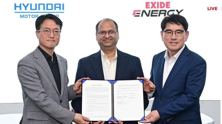 Hyundai and Kia signed a strategic partnership to Exide Energy for their upcoming EVs Hyundai-Kia EV Plans: हुंडई और किआ ने बनाई नई रणनीति, EVs की बैटरी के लिए एक्साइड एनर्जी से किया समझौता 