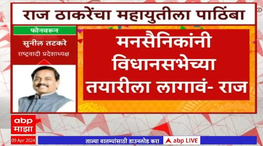 Sunil Tatkare on Raj Thackeray : राज ठाकरे यांच्या भूमिकेचं सुनिल तटकरे यांच्याकडून स्वागत