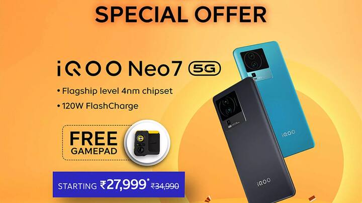 चौथा फोन iQOO Neo 9 Pro है, जो कि एक मिड रेंज स्मार्टफोन है. इस फोन की कीमत की बात करें तो यह फोन वैसे तो 34 हजार 999 रुपये में आता है, लेकिन डिस्काउंट के बाद ये आपको 29 हजार 999 रुपये में मिलने वाला है. इस फोन पर सबसे ज्यादा 5 हजार का डिस्काउंट मिल रहा है.