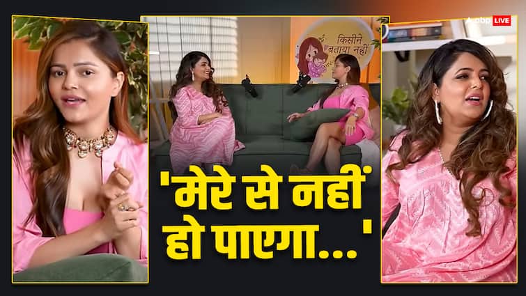 Rubina Dilaik show Kisi ne bataya nahi actress shared with Sugganddha Mishra her journey as mother 'पहले जैसी नहीं रही लाइफ...',  मां बनने के बाद रुबीना की याददाश्त हुई कमजोर! एक्ट्रेस का खुलासा