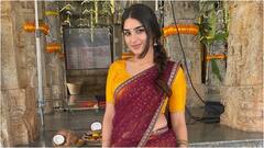 Yukti Thareja Photos: యుక్తి తరేజా... ఉగాదికి చక్కగా చీరలో మనసు దోచేలా