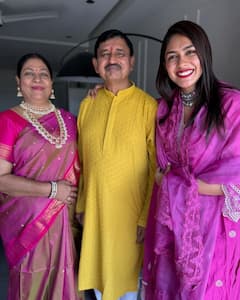 Mrunal Thakur Celebrates Gudi Padwa 2024 With Family; Shared Photo Dump On Gram