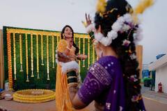 Pooja Sawant :पूजा सावंतने शेअर केले तिच्या लग्नानंतरच्या पहिल्या पाडव्याचे खास फोटो; पाहा!