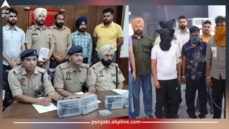 Punjab News: Moga police, 6 associates of gangster Davinder Bambiha gang arrested along with 3 pistols and two cars Punjab News: ਮੋਗਾ ਪੁਲਿਸ ਨੂੰ ਮਿਲੀ ਵੱਡੀ ਕਾਮਯਾਬੀ, ਗੈਂਗਸਟਰ ਦਵਿੰਦਰ ਬੰਬੀਆ ਗੈਂਗ ਦੇ 6 ਸਾਥੀਆਂ ਨੂੰ 3 ਪਿਸਤੌਲਾਂ, ਇੱਕ ਦੇਸੀ ਕੱਟਾ, 5 ਜਿੰਦਾ ਕਾਰਤੂਸ ਤੋਂ ਲੈ ਕੇ ਦੋ ਕਾਰਾਂ ਸਮੇਤ ਕੀਤਾ ਕਾਬੂ