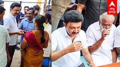 MK Stalin Theni : ”கண்டிப்பா ஓட்டு போட்ருங்க” டீக்கடையில் முதல்வர்! பொதுமக்களுடன் PHOTO