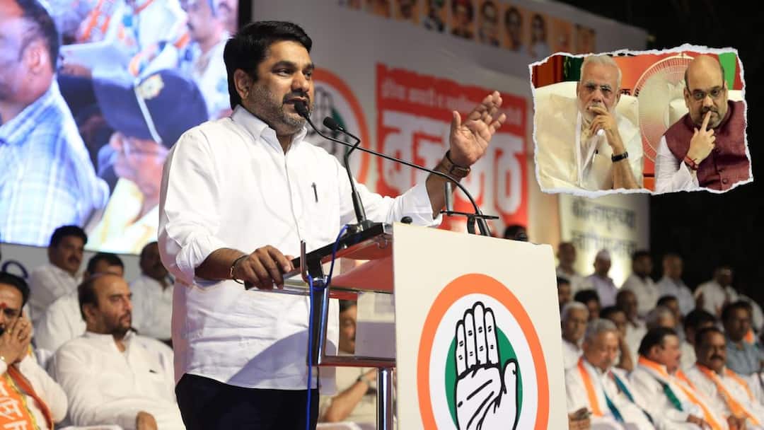 Satej Patil on BJP : कार्यकर्त्यांना मोठं गाजर दाखवावे लागते, देशपातळीवर भाजप 214 च्या वर जात नाही; सतेज पाटलांचा हल्लाबोल Satej Patil takes jibe on bjp over 400 seats claim in loksabha seats in upcoming election says bjp will not go above 214 shahu maharaj kolhapur loksabha raj thackeray Satej Patil on BJP : कार्यकर्त्यांना मोठं गाजर दाखवावे लागते, देशपातळीवर भाजप 214 च्या वर जात नाही; सतेज पाटलांचा हल्लाबोल