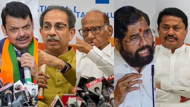 Maharashtra Lok Sabha Elections 2024 MVA VS NDA Candidates Full List Uddhav Thackeray Eknath Shinde महाराष्ट्र में NDA ने अब तक 9 सीटों पर नहीं उतारे उम्मीदवार, किसकी किस सीट पर है दावेदारी?