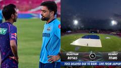 जयपुर में बारिश ने बढ़ाया सिर दर्द, राजस्थान-गुजरात के मैच में देरी