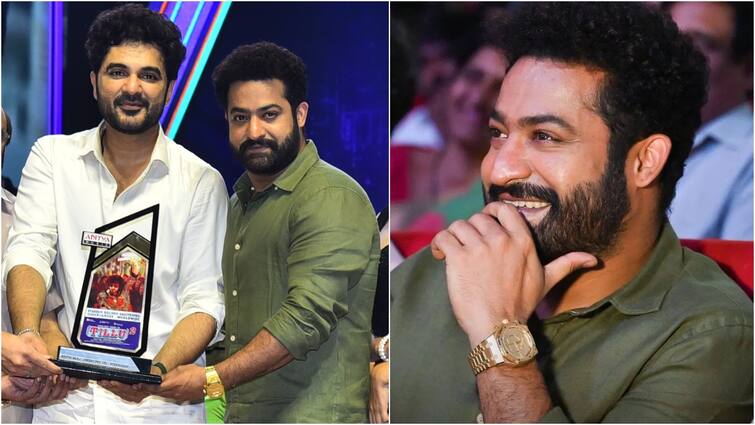 NTR Spotted new Expensive Watch Worth Of Crores At Tillu Square Success Meet అందరి చూపు ఎన్టీఆర్ చేతి వైపే - ‘టిల్లు స్క్వేర్’ సక్సెస్‌ మీట్‌లో తారక్ పెట్టుకున్న వాచ్ రేటు ఎంతో తెలుసా?