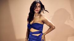 Pavitra Puniya Sets The Temperature Soaring In Blue Off Shoulder Dress; See Pics