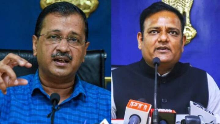 Delhi Minister Raaj kumar anand Quits AAP with Arvind Kejriwal In Jail ஆம் ஆத்மியில் முதல் விக்கெட்.. டெல்லி அமைச்சர் ராஜினாமா! ஷாக்கான அரவிந்த் கெஜ்ரிவால்!