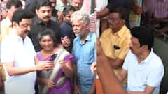 வாக்கிங்கில் வாக்கு சேகரிப்பு.. முதலமைச்சர் ஸ்டாலினை பார்த்து உற்சாகமான தேனி மக்கள்!