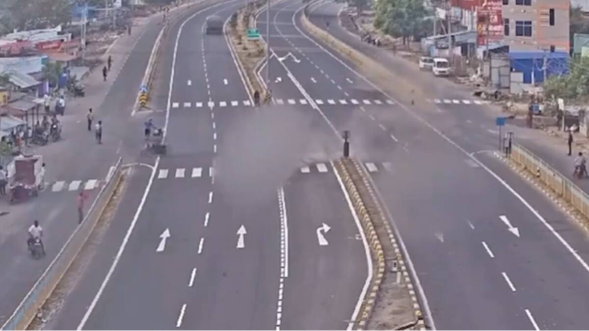 Five Killed As Speeding SUV Loses Control & Collides With Two-Wheeler In Tamil Nadu's Madurai — WATCH