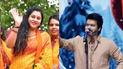 Actress Namitha talks about thalapathy vijays political entry Actress Namitha: விஜய் இருப்பது பாஜகவுக்கு நல்லது தான்.. அரசியல் வருகையை வரவேற்ற நடிகை நமீதா