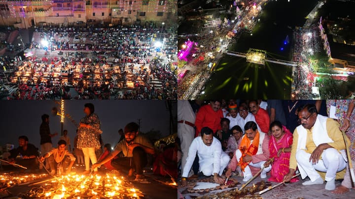 Ujjain Vikram Utsav 2024: महाकाल की नगरी उज्जैन में एक महीने से ज्यादा समय तक चलने वाले उज्जैन विक्रम उत्सवल मेले का रंगारंग समापन हो गया. इस कार्यक्रम में कई बड़े दिग्गजों को जमावड़ा देखने को मिला.