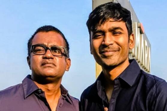 தனது அண்ணன் செல்வ ராகவனுடன் நடிகர் தனுஷ்..